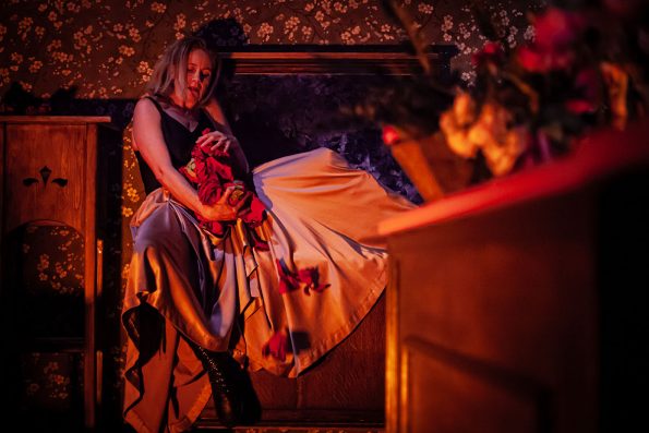 Punchdrunk’s The Burnt City | Photo: Stephen Dobbie | Dancer: Sarah Dowling
